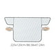 thumbnail image 4 of Funda resistente para parabrisas de coche contra el hielo y la escarcha | Funda gruesa de invierno con protectores para espejos laterales y aletas cortavientos | Ajuste universal para coches, SUV y, 4 of 7