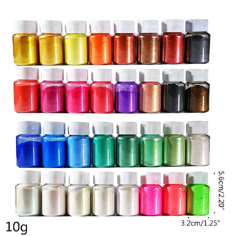 BQBQERT Jewelry Natural Mineral Powder Epoxy Resin Dye for Bath Soap Wax Making Dyes Pearl Pigment