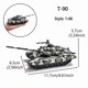 thumbnail image 1 of Bloques de construcción serie militar modelo juguetes creativos multiusos M1A2 leopardo 2A7 T-90 tanque de batalla principal para niño regalo de Navidad,T-90, 1 of 8