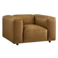 thumbnail image 5 of Modway Auren Vegan Leather Upholstered Armchair in Camel, 5 of 10