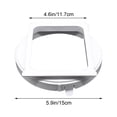 thumbnail image 3 of AJKSFHIU 5.9 Inch Portable Air Conditioner Exhaust Hose Coupler,Mobile AC Unit Tube Connector,AC Hose Extension Connector Air Conditioning Accessories for AC Exhaust Hose Coupler Extension, 3 of 8