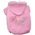 thumbnail image 2 of Mirage Pet Products 54-65 XLPK Rainbow Colored Pride Hoodies Pink XL - 16, 2 of 2