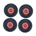 thumbnail image 2 of Kokiya 4 Pieces Tire Wheel Replacing Metal Wheel Rim Tire for 1/12 1/16 Vehicle DIY red, 2 of 9