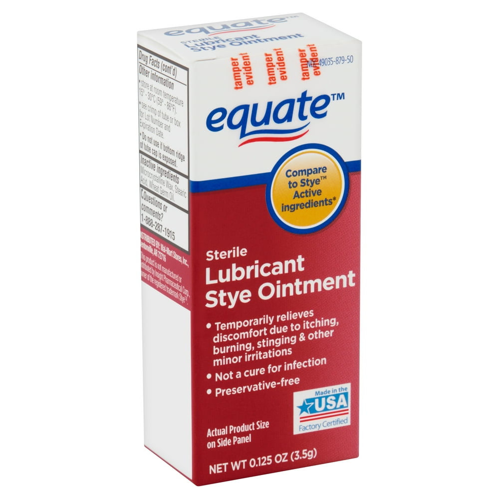 Equate Lubricant Stye Ointment, 0.125 oz
