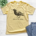 thumbnail image 2 of Kids Bird Is The Word Shirt, Youth Kids Boy Girl T-Shirt, Bird Shirt, Animal Shirt, Animal Lover Shirt, Yellow, Small, 2 of 4