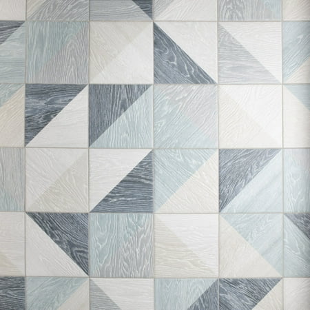 SomerTile FGF7TMBL Ona Melange Porcelain Floor and Wall Tile 65 x 65 Blue 20 Piece