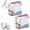 M 1PC+XXL 1PC, variant on Vacuum Storage Bags No Pump, Large Compression Bags for Clothes Blankets, Press & Seal Space Saver for Bedding Comforters