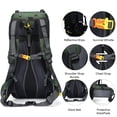 thumbnail image 5 of Eurhowing 60L Travel Hiking Backpack with Rain Cover, Water Resistant Camping Backpack, Outdoor Large Backpack for Men Women, Green, 5 of 9