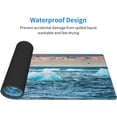 thumbnail image 4 of Natural Sea Glacier Melting Gaming Mouse Pad Large Mouse Pad (31.5x11.8 Inch) Non-Slip Rubber Base Large Desk Mat Desk Protector for Home Office Gaming Work, 4 of 6