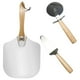 thumbnail image 1 of Pizza Peel Paddle Pizza Pala Espátula Set Pizza Cutter Server Aluminio Pizza Peel Con Mango De Madera Plegable Para Hornear Pizza Pan sonducket HA037176-00, 1 of 6