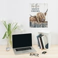thumbnail image 6 of WFSposter Highland Cow Pictures Wall Decor Bathroom Decor Cow Paintings Canvas Prints Poster Rustic Farmhouse Highland Cow Wall Art Country Living Room Bedroom Home Decor, 6 of 6