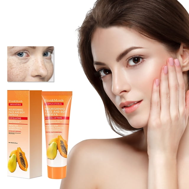 Salud y Belleza, Cuidado Personal, Leche Limpiadora, Limpiador Facial, Crema Exfoliante de Papaya, Hidratante, Suavizante, Cierra Poros, Blanqueador, Iluminador, Gel Exfoliante, Crema Facial