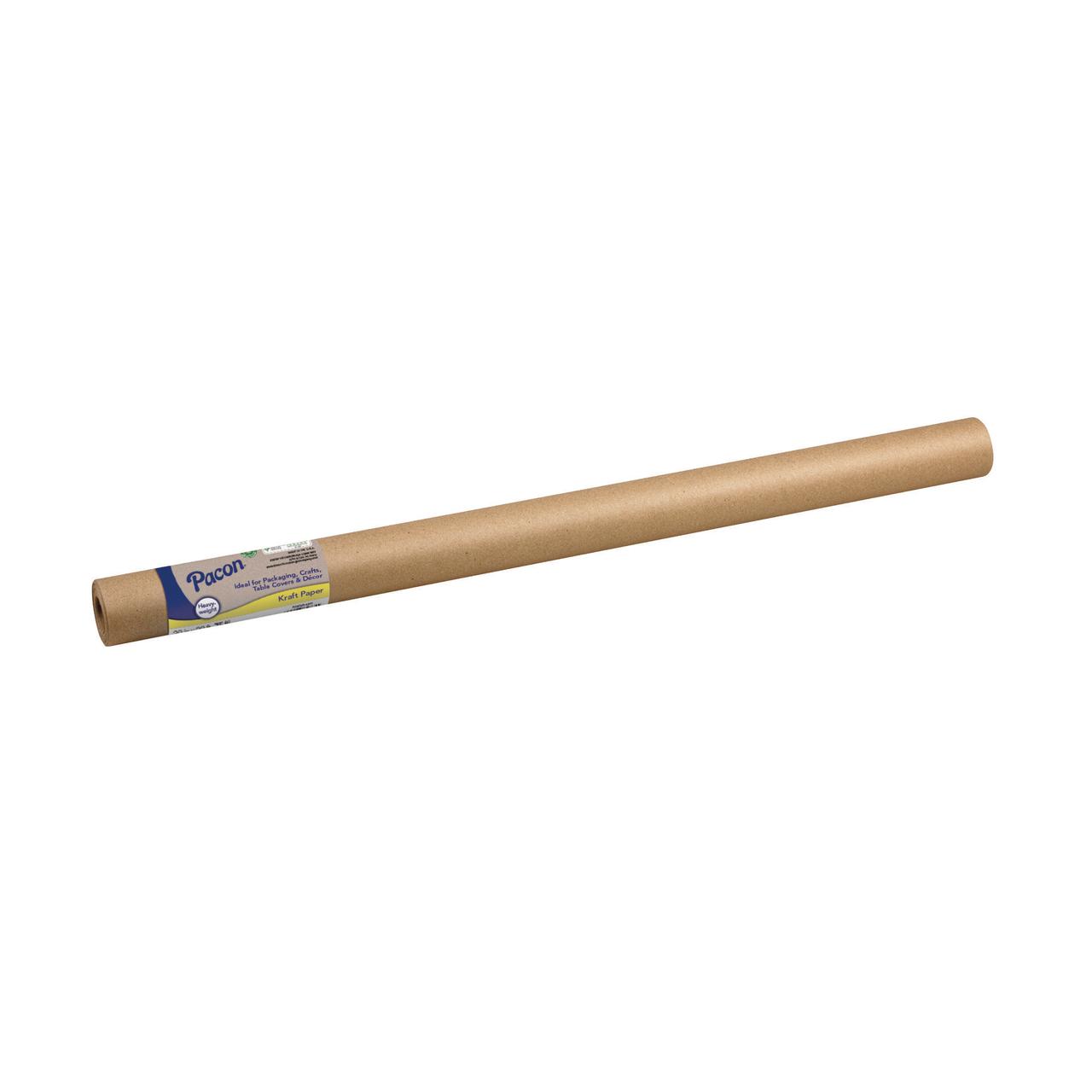 Pacon Heavyweight Kraft Roll, Natural Kraft, 30" x 30', 3 Rolls