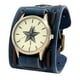 thumbnail image 3 of Reloj retro para hombre, estilo punk, reloj de pulsera con esfera grande, brazalete, reloj de pulsera para el día de San Valentín, día de Acción de , Azul Fernando reloj de pulsera, 3 of 6
