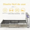 thumbnail image 3 of Base Cama King Cabecera Cajones de Almacenamiento, 3 of 5