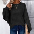 thumbnail image 2 of zbxnLI Womens Plus Size Sweaters Long Sleeve Tunic Tops Crewneck Causal Blouses Pullover Shirts for Ladies, 2 of 7
