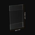 thumbnail image 2 of Uxcell 3.5x5" Wall Mount Acrylic Sign Holder, Vertical Display Frame with Tape Adhesive for Office, Clear 10Pcs, 2 of 6