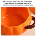 thumbnail image 3 of Yika Halloween Decorations Halloween Ceramic Soup Pot With Lid Pumpkin Double Ear Soup Bowl, 3 of 8