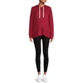thumbnail image 2 of Time and Tru Women's Maternity Peplum Hoodie, 2 of 6