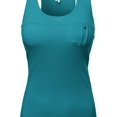 thumbnail image 3 of FashionOutfit Women's Casual Racer Back Front Pocket Tops, 3 of 3