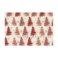 thumbnail image 1 of Cheapark Gift 12x18 Inch Winter Christmas Tree Placemats - Holiday Table Decor, Perfect for Party, Kitchen & Dining Room, 1 of 6