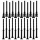 thumbnail image 4 of GOOHOCHY 24 tornillos para ventilador de caja de computadora, tornillos antichoque para PC, tornillos antirruido para computadora, 4 of 7