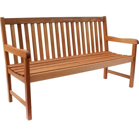 Milano 5' FSC Eucalyptus Wood Outdoor Bench