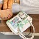 thumbnail image 3 of Kawaii Star Itabag Display Bolso Hombro Mujeres PU Cuero () Verde, 3 of 9