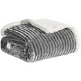 thumbnail image 2 of Faith, Hope, Love Home Décor Queen Size Corduroy Oversized Sherpa Blankets (90" x 90") - Grey, 2 of 3