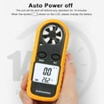 thumbnail image 4 of Mistaha Handheld Wind Speed Meter Anemometer Portable Wind Gauges Air Thermometer with LCD Backlight for Windsurfing Kiteflying Sailing Fishing, 4 of 8