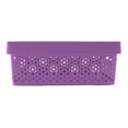 thumbnail image 2 of Caja con Tapa Plastic Trends Modelo Paris Capacidad 11Lts Color Morado 1 Pieza, 2 of 4