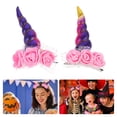thumbnail image 3 of 2 Pcs Pinces à Cheveux Licorne Corne Épingles à Cheveux Dessin Animé Accessoires pour Cheveux de Bébé Filles, 3 of 7