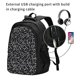 thumbnail image 2 of Balery Numbers Mochila con carga USB para hombre y mujer - Mochila impermeable y antirrobo para laptop con puerto USB para viajes, trabajo, 2 of 7