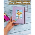 thumbnail image 5 of Small Photo Album 4x6 – Clear Pages, Linen Cover with Front Window, Pack of 2, Each Album Holds 52 Photos, Small Brag Book for 4x11 Pictures, Purple Fabric, 5 of 6