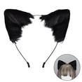 thumbnail image 4 of YAOBAMM Accessoires de Robe Couvre-Chef Fait Main Simulation Oreilles de Renard Bandeau Mobile en Peluche, 4 of 7