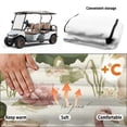thumbnail image 6 of chaqlin Golf Cart Seat Cover Universal, Compatible with Universal Golf Cart Seat Golf Carts, Golf Cart Seat Covers Fit for All 2-Seat Golf Carts Club Car, 6 of 8