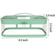 thumbnail image 2 of Bolsa de maquillaje transparente de 2 uds. Bolsa de almacenamiento de viaje portátil impermeable con cremallera Ormromra CRMR-ST14, 2 of 7