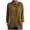 #0067-Brown, variant on Pounoo Blouses for Women Dressy Casual Long Sleeve Collared Pleated Cutout Trim Button Front Blouses Relaxed Fit Office Casual Outfits Gift