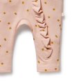 thumbnail image 4 of Wilson+Frenchy Organic Waffle Ruffle Zipsuit - Little Fleur (6-12 Months), 4 of 5