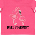 thumbnail image 4 of Inktastic Grammy Loves Me Flamingo Grandchild Girls Toddler T-Shirt, 4 of 5