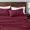 Burgundy Red, variant on Huba Homes 4 Piece Bed Sheets Set by Nymbus Hotel Luxury Deep Pocket Softest Premium Sheets Twin White