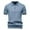 Sky Blue, variant on DDAPJ pyju Quarter Zip Polo Shirts for Men Knitting Cotton Golf Polos Summer Casual Short Sleeve Collared T-shirt Liquidación Prime Today Coffee M