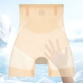 thumbnail image 5 of Xioeram Ice Silk Safety Shorts Seamless High Waist Underwear Ultra Thin Breathable Slimming Leggings Skin-Friendly Tight Fit Panties for Women Daily Wear Home, 5 of 8