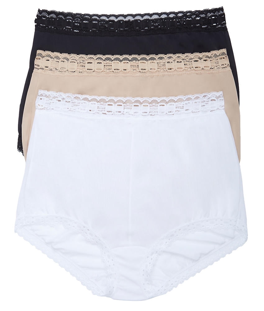 Olga Olga Womens Secret Hug Scoop Full Brief 3Pack Style873J3