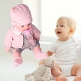 thumbnail image 3 of Reborn Baby Doll, 12 Pulgadas/30 Cm Hermosa Muñeca De Moda Ojos Brillantes Cuerpo Suave Juguete Para Bebé Recién Nacido Lavable Niña Blanca Juguete De Cuerpo Suave Para, 3 of 7