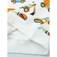 thumbnail image 3 of ATAIKU 2-7Y Kids Boys French Terry Sweatshirts Construction Vehicle Novelty Crewneck Pullover Cotton Tops, 3 of 11