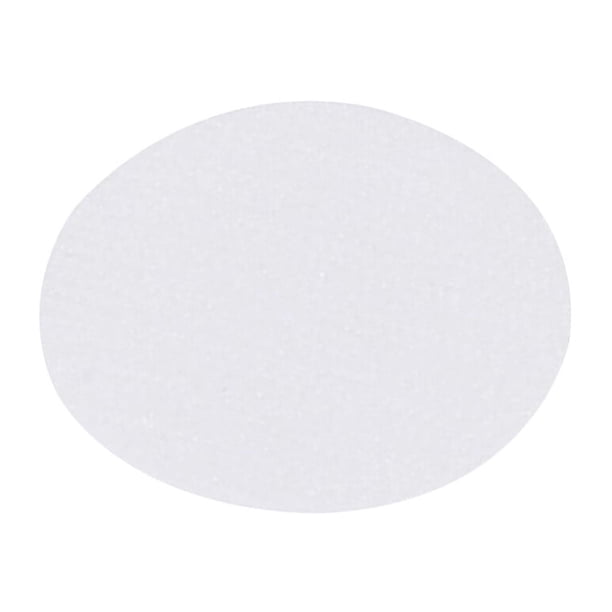 Yuarrent Tapete antideslizante para el suelo, tapete con cinta, pinza para alfombra, almohadilla con forma redonda Tela de costura y artesanía blanco 10 pares