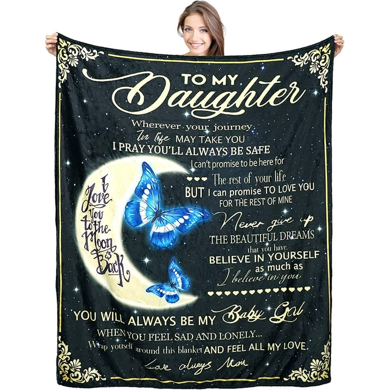 Blanket Gifts For Adult Daughter, Halloween Witch, I Love You, Mother And  Daughter Gifts, Presents For Daughter, Christmas Gifts For Daughter - Sweet  Family Gift