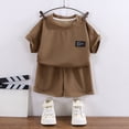 thumbnail image 2 of TAmten Toddler Boy Clothes 4T 5T Cute Summer Kids Pattern Short Sleeve T-Shirt and Shorts Cool Short Sets 7-8 Years, 2 of 6