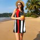 thumbnail image 3 of Easygdp Firefighters USA Flag para Vestido Transpirable de Mujer, Vestido Suelto de Manga Corta con Pliegues y Bolsillos para el Verano, 3 of 7
